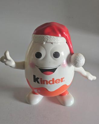 Salvadanaio Kinder cappello Babbo Natale Vintage