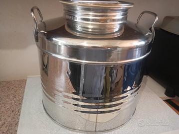Contenitore per olio in acciaio inox - 50 litri 