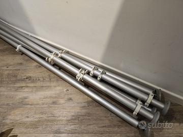 pali telescopici per sistema STOLMEN di IKEA