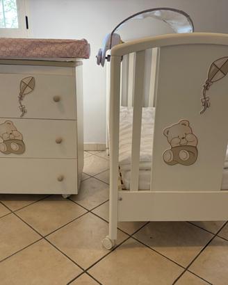 Set lettino + fasciatoio Pali