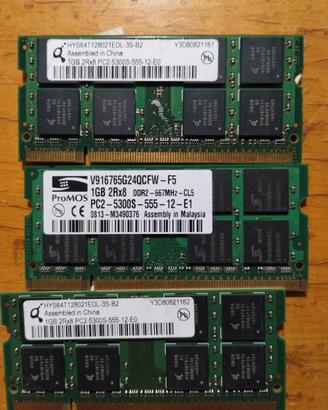 RAMda 1 GB 2Rx8 PC2-5300S-555-12
