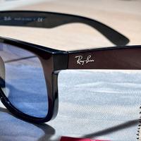 Occhiali Sole Ray-Ban RB4165 Marrone met/lenti blu