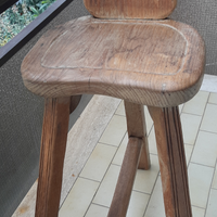 2 sedie artigianali in legno massello