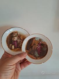 Coppia di piattini vintage in Limoges