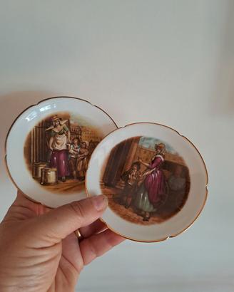 Coppia di piattini vintage in Limoges