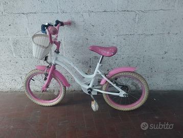 bicicletta bici bambina 16 pollici 5-8 anni