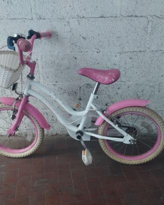 bicicletta bici bambina 16 pollici 5-8 anni