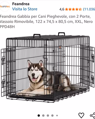 gabbia per cani Feandrea