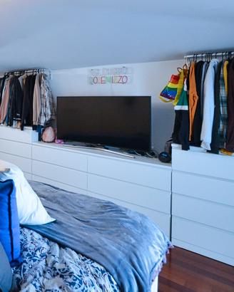 Ikea cassettiere MALM bianco opaco