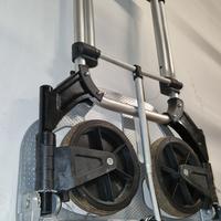 carrello in alluminio pieghevole