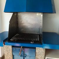 Barbecue muratura e metallo