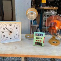 Orologio, lampada eye ball, slot