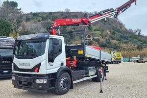 IVECO 180E32 K NUOVO GRU da 23 m + RIBALTABILE