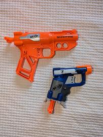 PISTOLE NERF - LOTTO 2 ESEMPLARI MONO COLPO