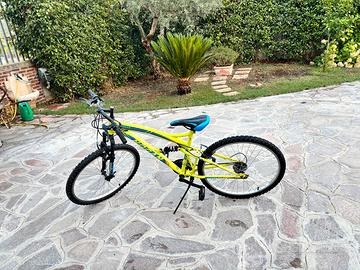 Bici MTB 26 gialla e blu