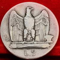 Raro 5 lire fascio 926