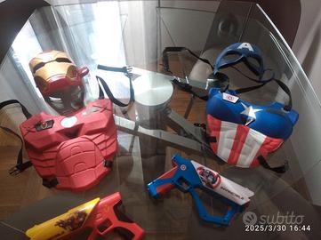 supereroi laser game