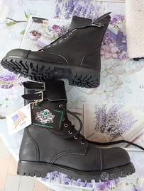 Anfibi nuovi,Made in Italy,colore nero