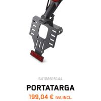 Portatarga Ktm powerparts duke 790