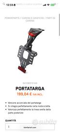 Portatarga Ktm powerparts duke 790
