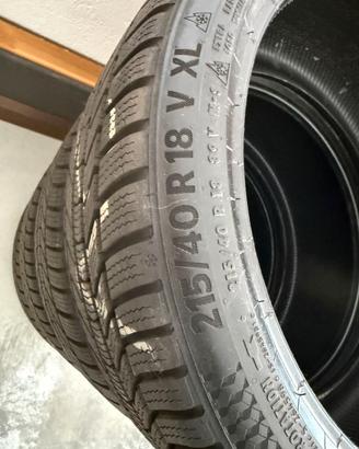 Pneumatici invernali 215/40 R18 M+S