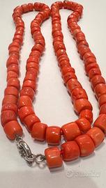 Collana corallo Bambù + 3 rametti singoli