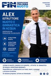 Istruttore nuoto/AcquaGym Assistente Bagnanti