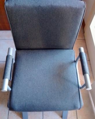 Poltrona letto in tessuto