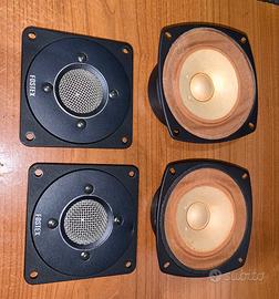 Woofer tweeter fostex speakers