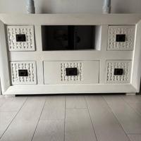 Mobile soggiorno e dondolo Shabby chic 