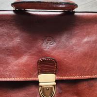 Borsa pc lavoro in vera pelle italiana certificata