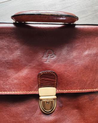 Borsa pc lavoro in vera pelle italiana certificata