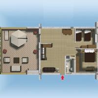 Casa con Terrazza e 2 camere e Aria condizionata