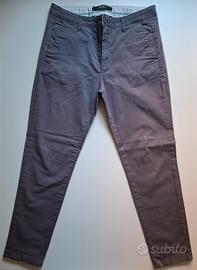 Pantalone Chino Liu Jo Uomo grigio scuro slim 50