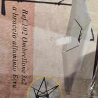 Ombrellone con piastre in cemento