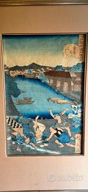 Xilografia Giapponese Originale Utagawa Hirokage