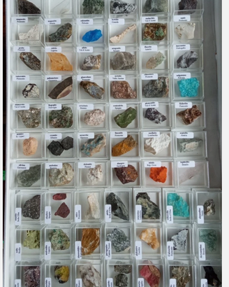 Collezione minerali 60 pezzi Collezionismo-Cristal
