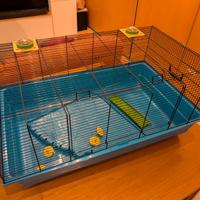 Gabbia XL per criceto + accessori e trasportino