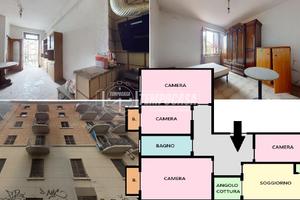 AMPIO APPARTAMENTO, 5 LOCALI, LIBERO SUBITO!