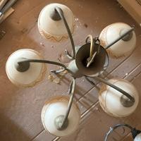 Lampadario con 5 campane