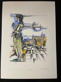 Litografia “Piazza Duomo Forli” 26/40