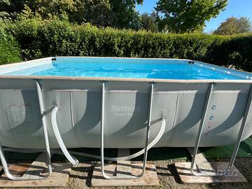 Piscina  besteay 4x2 con filtro a sabbia e scalett
