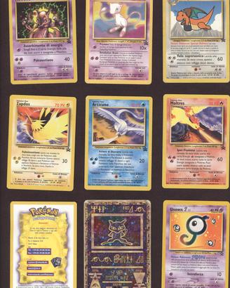 Lotto carte Pokemon  vecchie Set Base 