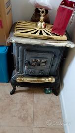 Stufa a legna vintage in ghisa Parlor Stove - Otto