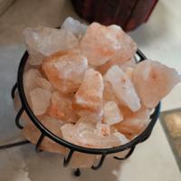 Lampada dì Sale con braciere in ferro