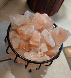 Lampada dì Sale con braciere in ferro