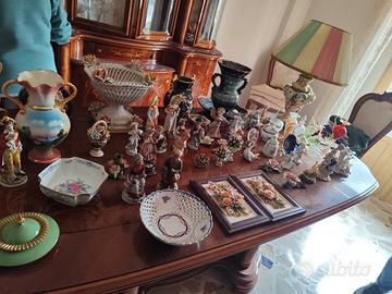 collezione oggettistica e capodimonte