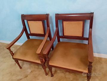 Sedie poltroncine antiche