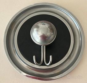 Coppia attacapanni acciaio cromato anni 70