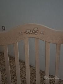 culla pali con cassettiera 